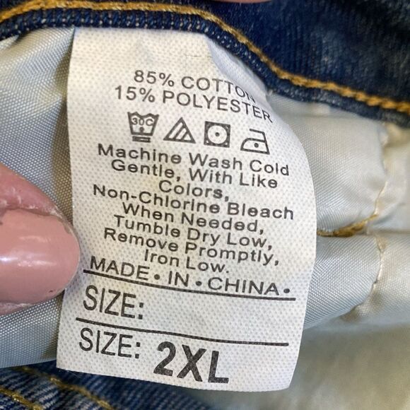 Relaxed for baggy jeans. Button fly NWOT 2x - Picture 8 of 9